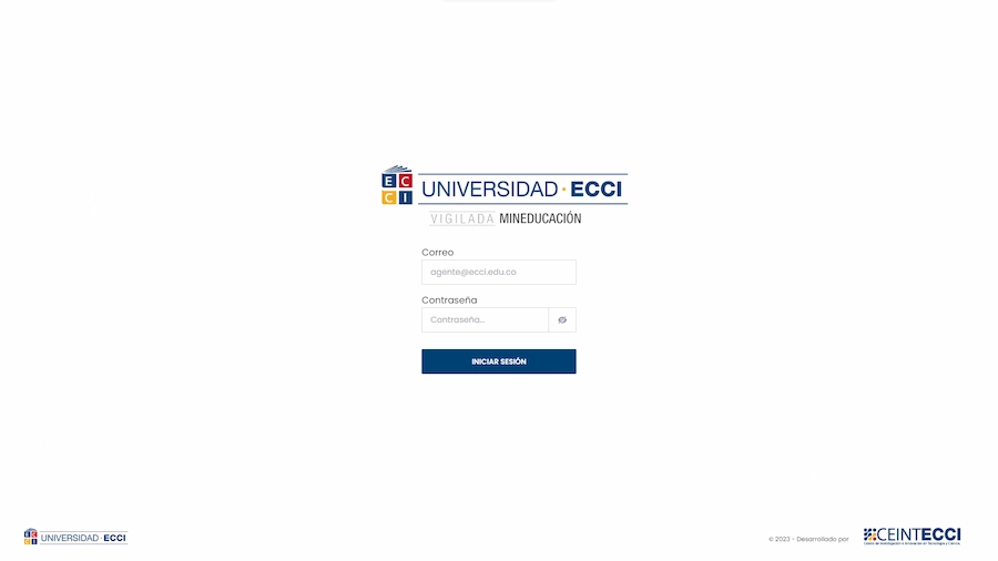 Screenshot of project Chatbot Universidad ECCI