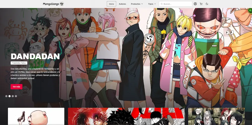 Screenshot of project Mangalianza